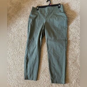 Maurices Olive High-Rise Trousers